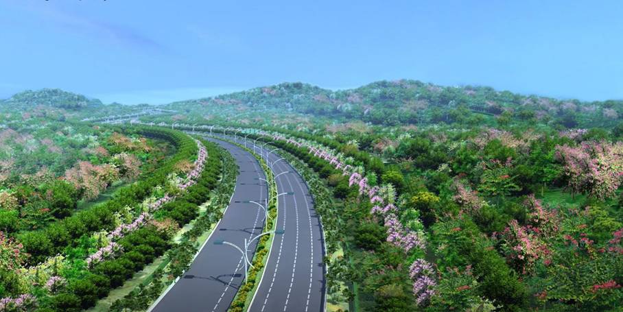 广深港铁路生态景观林带建设项目